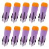 TORMEN Missile Refill Rockets Darts, Launcher Fires Foam Bullets Compatible for Nerf Missile Launcher Toy (Purple, 10 Pcs view 1