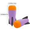 TORMEN Missile Refill Rockets Darts, Launcher Fires Foam Bullets Compatible for Nerf Missile Launcher Toy (Purple, 10 Pcs view 4