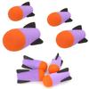 TORMEN Missile Refill Rockets Darts, Launcher Fires Foam Bullets Compatible for Nerf Missile Launcher Toy (Purple, 8 Pcs view 1