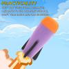 TORMEN Missile Refill Rockets Darts, Launcher Fires Foam Bullets Compatible for Nerf Missile Launcher Toy (Purple, 8 Pcs view 4