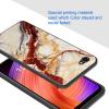 Tudguiloae for Orbic Joy RC608L Phone Case - Soft TPU Material, Ultra-Thin Soft Silicone, Anti-Slip, Shockproof, Precise Lens Protection, Red and Gold Marble Design view 2