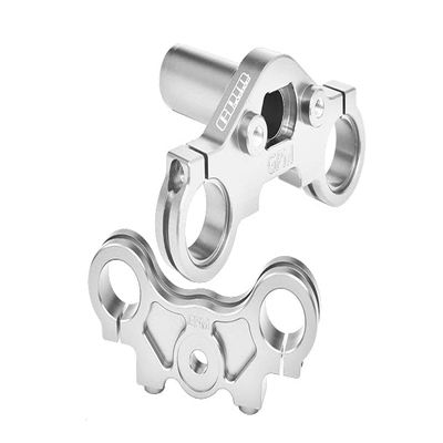 Aluminum 7075 Triple Clamp Set for LOSI 1:4 Promoto-MX Motorcycle Dirt Bike RTR LOS06000 LOS06002 Upgrades - Silver