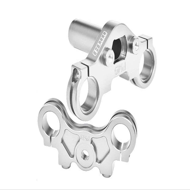 Aluminum 7075 Triple Clamp Set for LOSI 1:4 Promoto-MX Motorcycle Dirt Bike RTR LOS06000 LOS06002 Upgrades - Silver