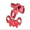 Aluminum 7075 Triple Clamp Set for LOSI 1:4 Promoto-MX Motorcycle Dirt Bike RTR LOS06000 LOS06002 Upgrades - Red view 1