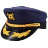 Abaodam Embroidered Sailor Hat Yacht Captain Hat for Cosplay Nautical Themed Parties and Halloween Costume Accessories Lightweight Durable view 1
