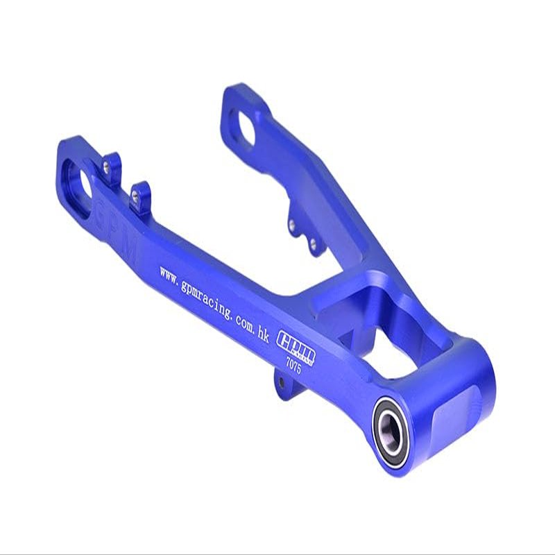 Aluminum 7075 Rear Swing Arm (Larger Inner Bearing) for LOSI 1:4 Promoto-MX Motorcycle Dirt Bike RTR LOS06000 LOS06002 Upgrades - Blue