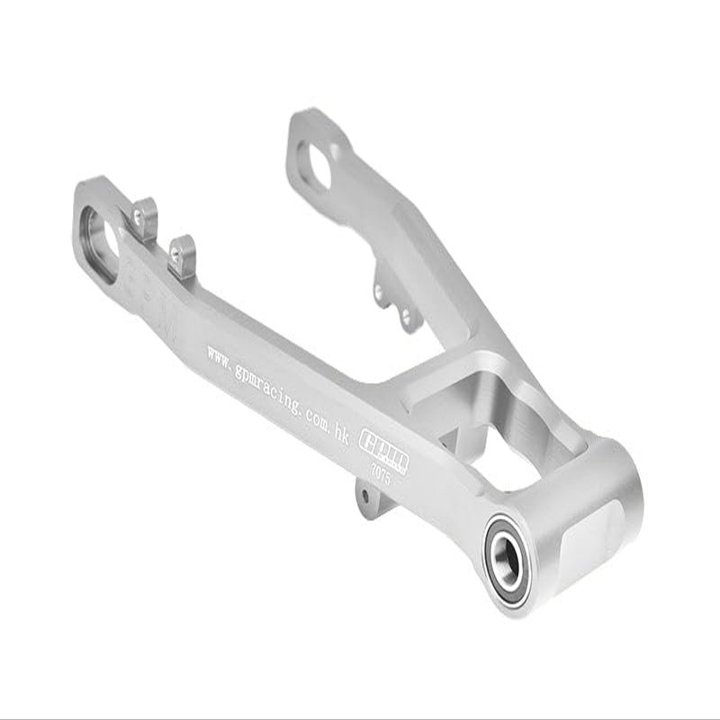 Aluminum 7075 Rear Swing Arm (Larger Inner Bearing) for LOSI 1:4 Promoto-MX Motorcycle Dirt Bike RTR LOS06000 LOS06002 Upgrades - Silver