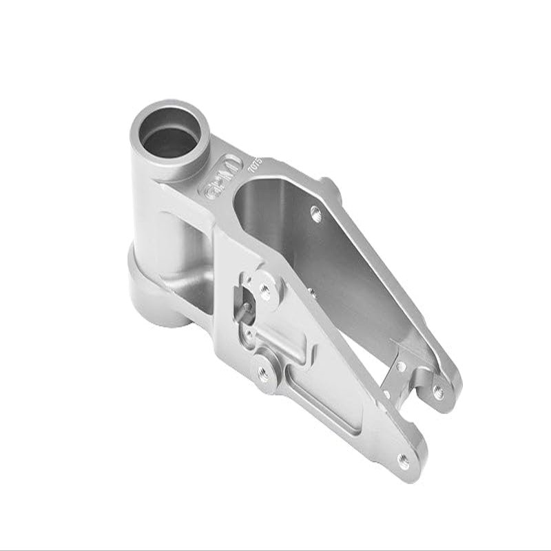Aluminum 7075 Front Bulkhead for LOSI 1:4 Promoto-MX Motorcycle Dirt Bike RTR LOS06000 LOS06002 Upgrades - Silver