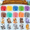 Aigybobo Learning Toys for 1,2,3 Year Old Toddlers, 40Pcs Animals Toys Montessori Counting, Matching & Sorting Fine Motor Games, Christmas Birthday Easter Gift for Baby Boys Girls Age 12-18 Months view 3
