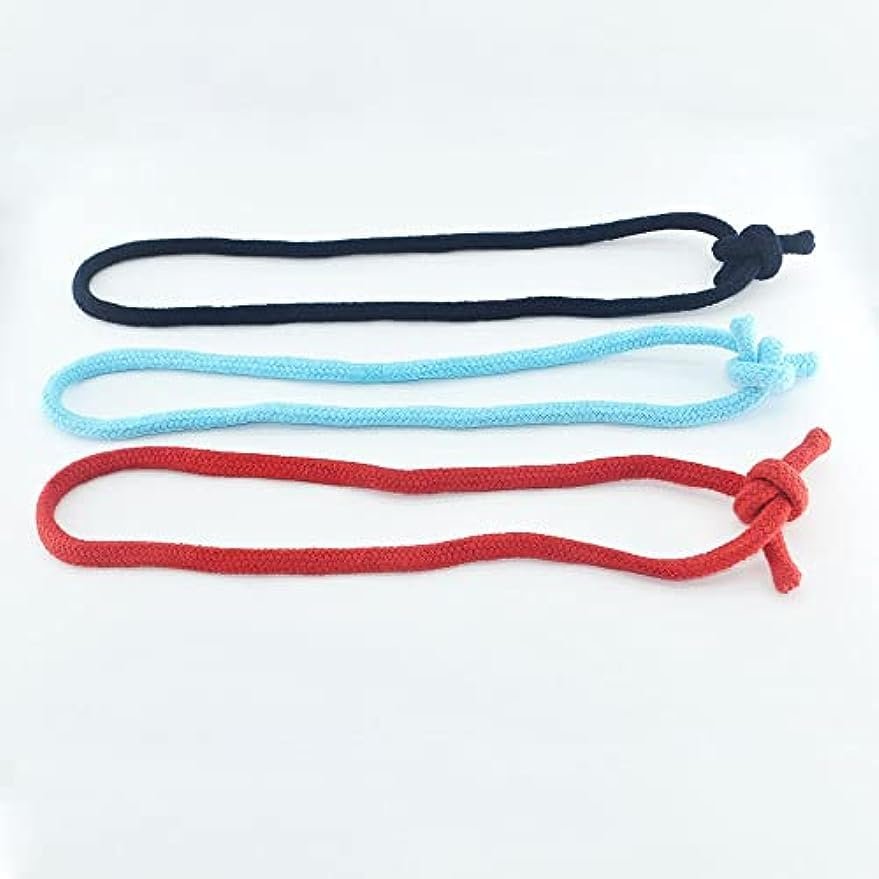 blue-ther Super Linking Ropes Three Rope Cable Magic Tricks Close Up Stage Illusion Gimmick Props Accessories (49")