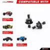 RCAWD 2PcsFront Rear Diff Set, Spiral 43T 10k Oil for Arrma 1/7 Fireteam Mojave 1/8 Karton Notorious Outcast Talion Hopups Upgrade Parts ARA310957(Black) view 3