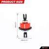 RCAWD 2Pcs Front Rear Diff Set, Spiral 43T 10k Oil for Arrma 1/7 Fireteam Mojave 1/8 Karton Notorious Outcast Talion Hopups Upgrade Parts ARA310957(Red) view 2