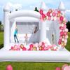 15x15FT White Bounce House Castle for Kids Adults, w/Slide & Ball Pit, (Heavy Duty PVC) (1100W Blower), Large Jumper Bouncy Inflatable Castle, Wedding, Birthday Party, Baptism, 15x15x10ft view 1