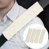 4 Pcs Plush Car Seat Belt Covers Cotton Car Safety Seat Belt Straps Shoulder Pads Seatbelt Cover for Kids Adults Soft Car Seat Strap Pads Covers Seatbelt Protector for Stroller Belts Backpack Strap view 1