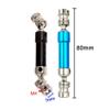1 Set Metal Rear Drive Shaft CVD for WLtoys 12428 12423 1/12 RC Car Short Course Desert Buggy Modification Accessories (Color : Sky Blue) view 2