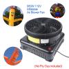 RIAHNEAH 17.7in Blower, Outdoor Inflatable Jumpman Dancer 110V 950W Low Noise Air Blower, Electric Blower Suitable for Air Models And Dance Stars, Black view 2