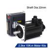 CIRONI 2.3KW AC Servo Motor, Kits 15N.m 220V 1500RPM Match Driver view 2