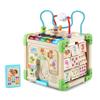LeapFrog Touch and Learn Electronic Musical Light-Up Wooden Activity Cube Toy, Animal Themed, Ages 1 and Up view 2