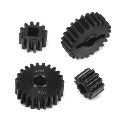 AMK Steel 12T-23T Capra Portal Gears, UTB10 Metal Gear for 1/10 RC Crawler F9 Axial Capra Upgrades Stock Replacement (12T-23T)