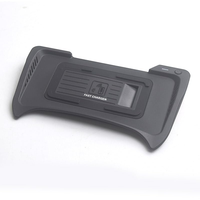 Car Qi Wireless Charger Compatible with Toyota Harrier Venza Accessories 15w Fast Phone Charging Plate Interior Modification Parts 2021-2023 (Compatible with Harrier)