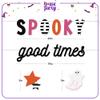 HOUSE OF PARTY Spooky Banner - 41 Inches Pre Strung | Cute Ghost Banner Halloween Banner for Mantle, Spooky Halloween Decorations Halloween Party Decorations view 2