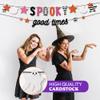 HOUSE OF PARTY Spooky Banner - 41 Inches Pre Strung | Cute Ghost Banner Halloween Banner for Mantle, Spooky Halloween Decorations Halloween Party Decorations view 4