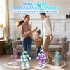 VATOS Robot Toys for Kids, 2PCS Remote Control Robot with Record Voice & Gesture Sensing Control, Rechargeable Programmable Music Dancing Functions for Toddler Boys Age 3 4 5 6 7 8 Years Old view 2
