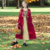 Colorful House Girls Renaissance Dress Medieval Dress Royalty Princess Child Dress Up Fancy Costume for Halloween(4-6Y,Red) view 2
