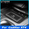 Car Qi Wireless Charger Compatible with Cadillac XT4 Accessories 15w Fast Phone Charging Plate Adapter Interior Modification Parts 2018-2023 view 2
