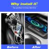 Car Qi Wireless Charger Compatible with Cadillac XT4 Accessories 15w Fast Phone Charging Plate Adapter Interior Modification Parts 2018-2023 view 4