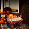 TKEEAC All Terrain Wagons for Kids Wagon with Removable Wooden Side Panels, Garden Wagon with Steel Wagon Bed, Folding Wagons for Kids/Pets with Pneumatic Tires, Red view 2