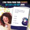 Lyric Legend 90s Hip-Hop and Rap Music Trivia Game Collection  Expandable Multi-Deck Finish The Lyrics Party Game Set for Game Night, Families & Groups - 3 Games in One Box! view 2