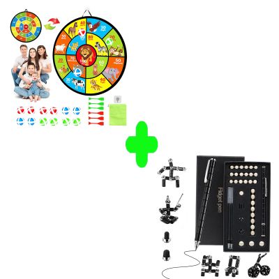 Dart Board for Kids - 29 Upgrade Fidget Magnetic Pen - Toys for Boys Girls Age 8-12 - Gifts for Teenage Girls Boys