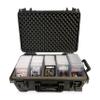 Waterproof Graded Card Storage Box EZ Travel Suitcase W/ Rolling Wheels Graded Slab Carrying Case Compatible with 100+ Card Slabs, Sports Trading Card Case Fits PSA, CSG, BGS, SGC (NEW IMPROVED MODEL) view 1