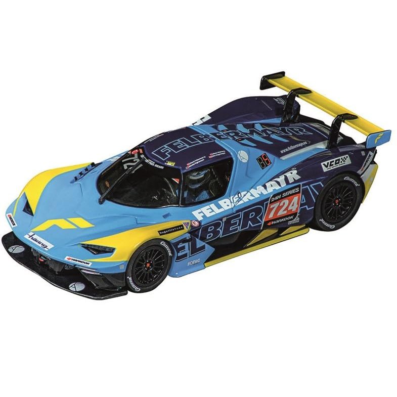 Carrera 27744 KTM X-Bow GTX Felbermayr No.724 1:32 Scale Analog Slot Car Racing Vehicle Evolution Slot Car Race Tracks