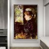 DIY Oil Painting Kit,The Visitor Painting by Mary Stevenson Cassatt Paint by Numbers Kit for Kids and Adults view 2