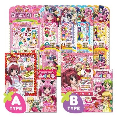 Tokyo Mew Mew Cody Sticker(A Type- 2pcs, B Type-2pcs)