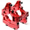 GTBRacing CNC Aluminum Front & Rear Metal Center Diff Differential Bracket Set for 1/5 RC Car Losi DBXL DBXL-E 1.0/2.0 MTXL Upgrade Part (Front Red) view 1