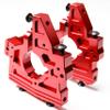 GTBRacing CNC Aluminum Front & Rear Metal Center Diff Differential Bracket Set for 1/5 RC Car Losi DBXL DBXL-E 1.0/2.0 MTXL Upgrade Part (Front Red) view 2