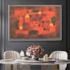 DIY Oil Painting Kit,Landscape with Sunset Painting by Paul Klee Paint by Numbers Kit for Kids and Adults view 3