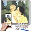 DIY Oil Painting Kit,by The Pond Painting by Mary Stevenson Cassatt Paint by Numbers Kit for Kids and Adults view 1