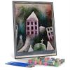 DIY Oil Painting Kit,Destroyed Place Painting by Paul Klee Paint by Numbers Kit for Kids and Adults view 1