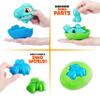 Smashers Junior Dino Dig Large Egg (Brontosaur) by ZURU 18+ Surprises Compounds Mold Dinosaur Preschool Toys Build Construct Sensory Play for Kids 18 Months - 3 Years view 3