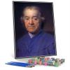 DIY Oil Painting Kit,Francois Dachery Childhood Friend of Maurice Quentin De La Tour Painting by Maurice Quentin De La Tour DIY Oil Painting Paint by Number Kits view 1