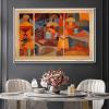DIY Oil Painting Kit,Temple Gardens Painting by Paul Klee DIY Oil Painting Paint by Number Kits view 2