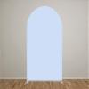 Round Top Construction Theme Arch Backdrop Cover for Birthday Party Decoration,3x5ft Double Sided Engineering Vehicle Background DIY Fabric Cover GX-1455 view 2