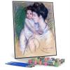DIY Oil Painting Kit,Motherhood Painting by Mary Stevenson Cassatt Arts Craft for Home Wall Decor view 1