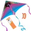ORGCLDKT-Rainbow Cruiser Delta Kite, Kites for Kids Ages 8-12,4-8,Boys,Girls,Kites for Adults,Beach,Beginners,Giant.1Pc or 3Pcs Pack. Easy to Fly. view 1