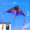 ORGCLDKT-Rainbow Cruiser Delta Kite, Kites for Kids Ages 8-12,4-8,Boys,Girls,Kites for Adults,Beach,Beginners,Giant.1Pc or 3Pcs Pack. Easy to Fly. view 4