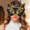 Beaupretty Halloween Carnival Fox Mask for Women Decorative Cosplay Half Face Masquerade Prop for Parties Festivals and Costumes view 3